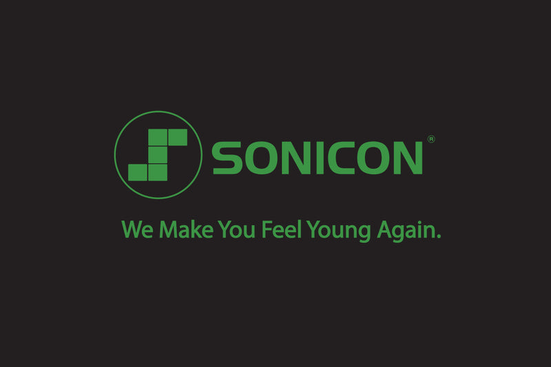 Sonicon Brand Logo and Slogan - We make you feel young again.