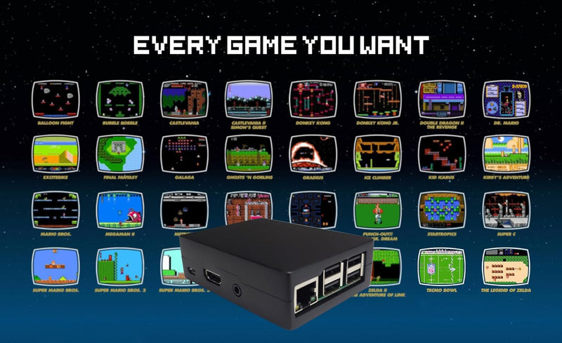 Sonicon Preloaded Retro Game Console w/Batocera Retropie Retroarch NES/SNES/SFC/Game Boy/Atari/Genesis/Mega Drive/Arcade/Mame/Emulation Station Emulator 12000+ Games - Game Gear