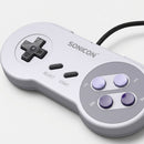 Sonicon SNES Classic Controller USB Controller for Windows PC, Linux, Mac OS X, Raspberry Pi, Retropie, Nintendo NES & SNES Emulators