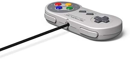 Retroflag Classic Wired USB Gaming Controller Supports XINPUT, DINPUT, Turbo Function for Raspberry Pi, Windows, Nintendo Switch - Game Gear