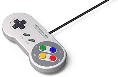 Retroflag Classic Wired USB Gaming Controller Supports XINPUT, DINPUT, Turbo Function for Raspberry Pi, Windows, Nintendo Switch - Game Gear