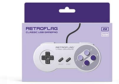 Retroflag Classic Wired USB Gaming Controller Supports XINPUT, DINPUT, Turbo Function for Raspberry Pi, Windows, Nintendo Switch - Game Gear