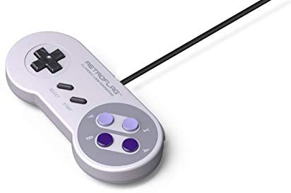 Retroflag Classic Wired USB Gaming Controller Supports XINPUT, DINPUT, Turbo Function for Raspberry Pi, Windows, Nintendo Switch - Game Gear