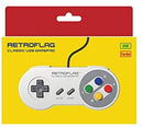 Retroflag Classic Wired USB Gaming Controller Supports XINPUT, DINPUT, Turbo Function for Raspberry Pi, Windows, Nintendo Switch - Game Gear
