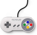 Retroflag Classic Wired USB Gaming Controller Supports XINPUT, DINPUT, Turbo Function for Raspberry Pi, Windows, Nintendo Switch - Game Gear