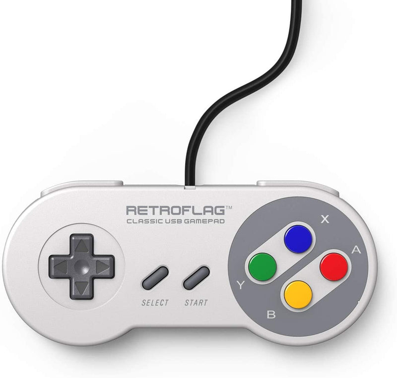 Retroflag Classic Wired USB Gaming Controller Supports XINPUT, DINPUT, Turbo Function for Raspberry Pi, Windows, Nintendo Switch - Game Gear