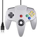 Sonicon Nintendo 64 N64 USB Controller for N64 Emulators on Windows PC, Mac, Linux, Raspberry Pi - Grey - Game Gear