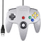 Sonicon Nintendo 64 N64 USB Controller for N64 Emulators on Windows PC, Mac, Linux, Raspberry Pi - Grey - Game Gear