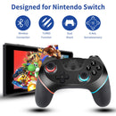 Nintendo Switch Controller Wireless Pro Controller for Nintendo Switch, PC and Android - Bluetooth Connectivity with Nonslip Grip - Game Gear