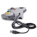 Sonicon Nintendo 64 N64 USB Controller for N64 Emulators on Windows PC, Mac, Linux, Raspberry Pi - Grey - Game Gear