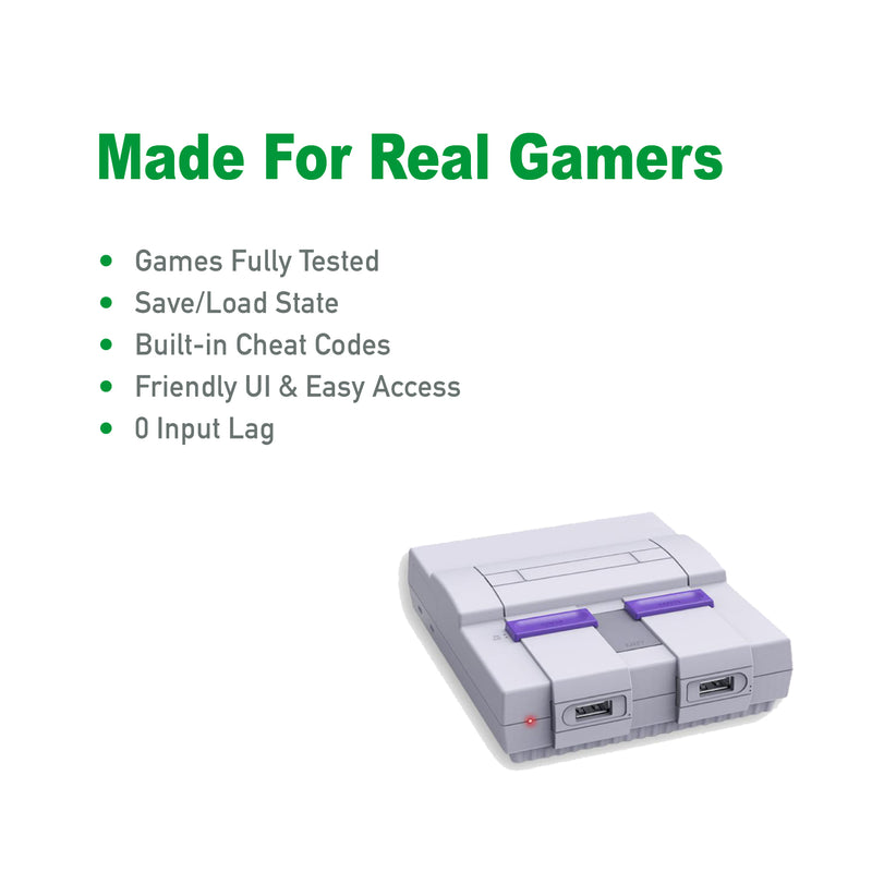 Nintendo Super NES & NES Classic Edition Ultimate, Full Collection of NES, SNES - 10000 Games - Game Gear