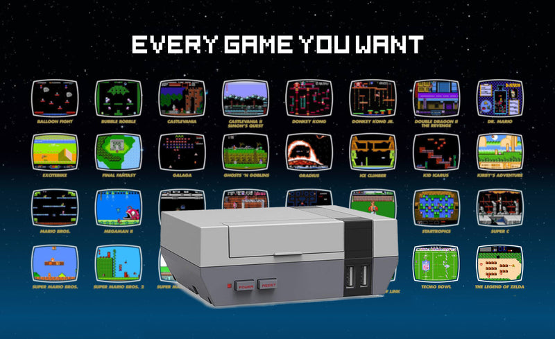 Nintendo NES Classic Retro Console R1, Atari Genesis PS N64 Dreamcast Arcade, 22272 Games - 512GB - Game Gear