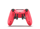 Sonicon Wireless PS4 Elite Controller w/ 4 Remappable Back Paddles, Customized Modded Sony PlayStation 4 DualShock Joystick Gamepad Gaming Controller for PS4, PC, Switch, Raspberry Pi Retropie Emulators - Magma Red - Game Gear
